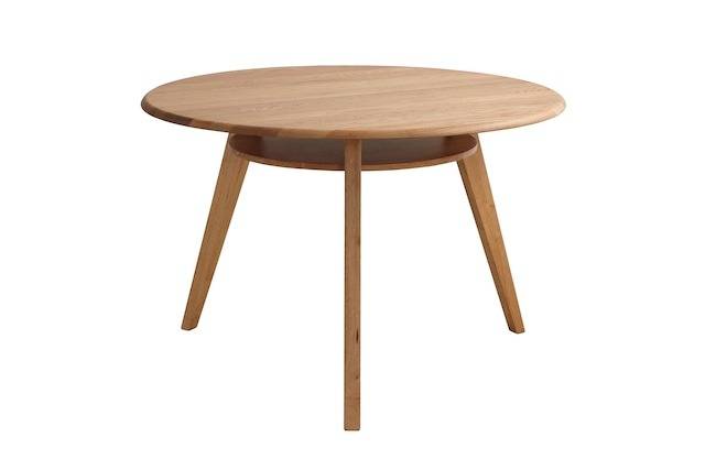 shima.coffee0124 天然木　ヒッコリー　円形　テーブル 4人用 ウッドダイニング Calma(カルマ)円形テーブル単体販売 | 家具